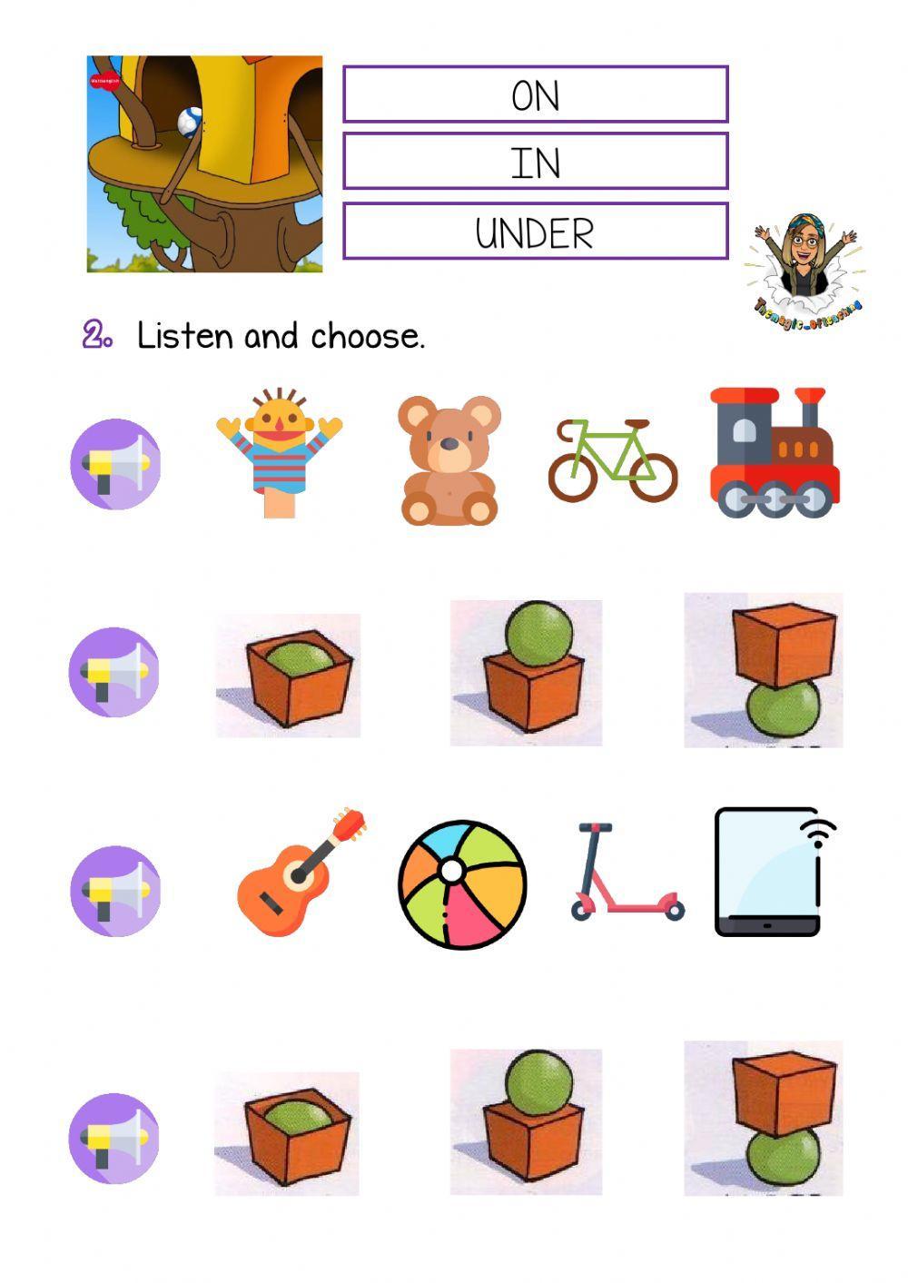 Toys and prepositions