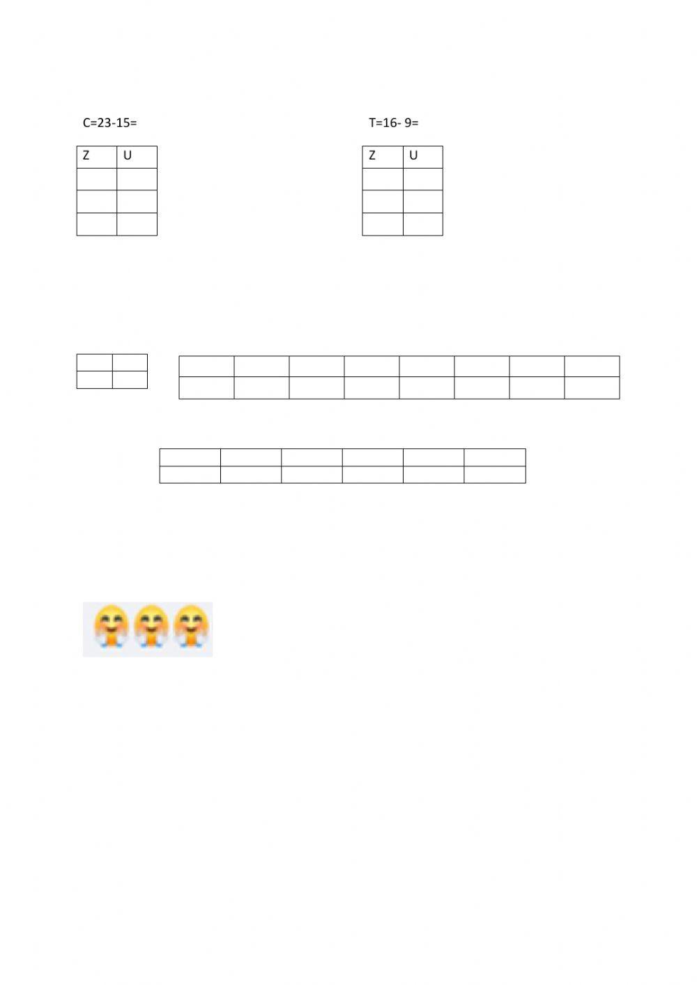 Clasa I: Adunarea şi scăderea numerelor naturale de la 0 la 100 cu trecere peste ordin. Recapitulare, partea a II-a