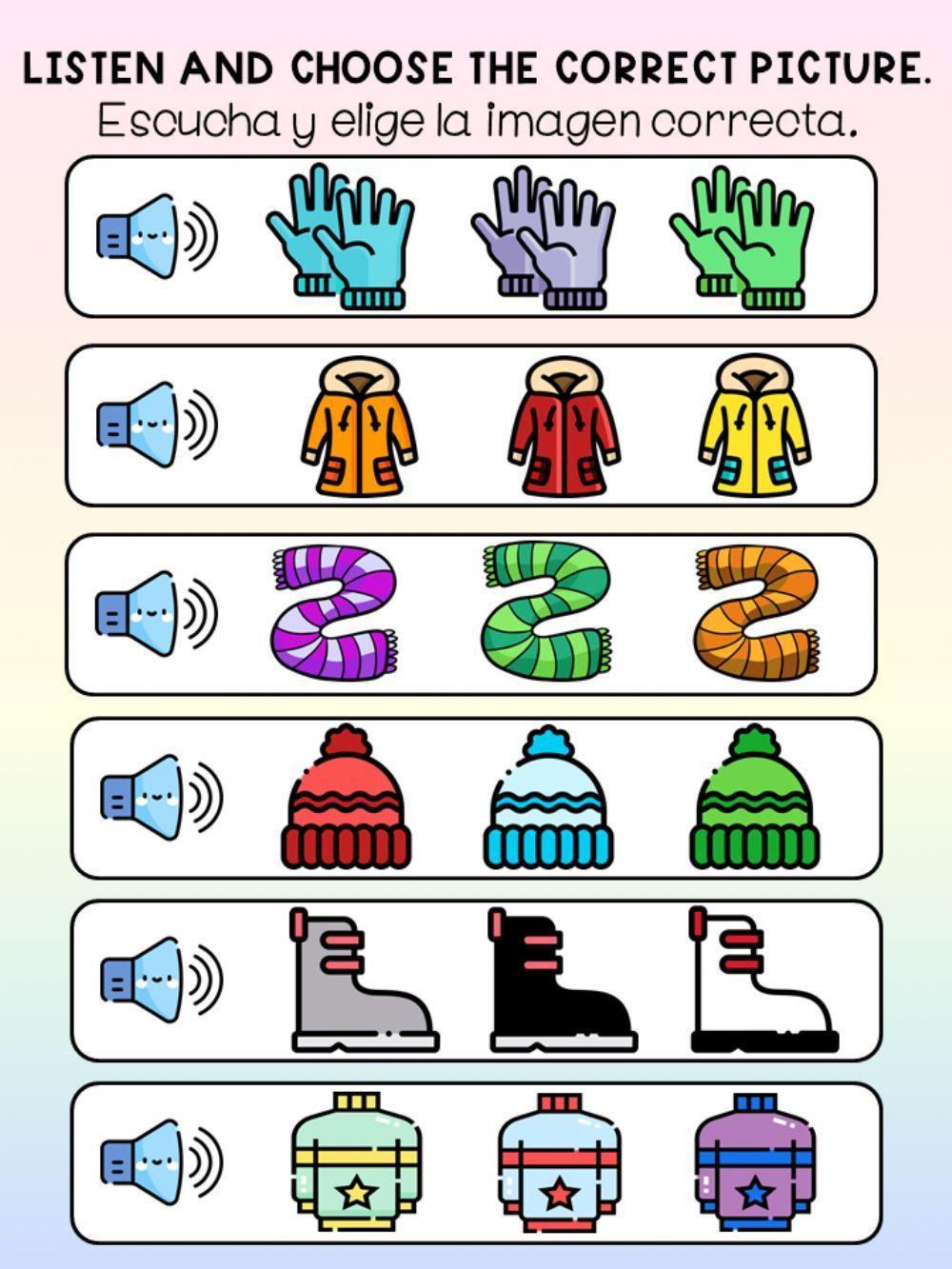 Listen and choose the correct one Listen and choose the correct one