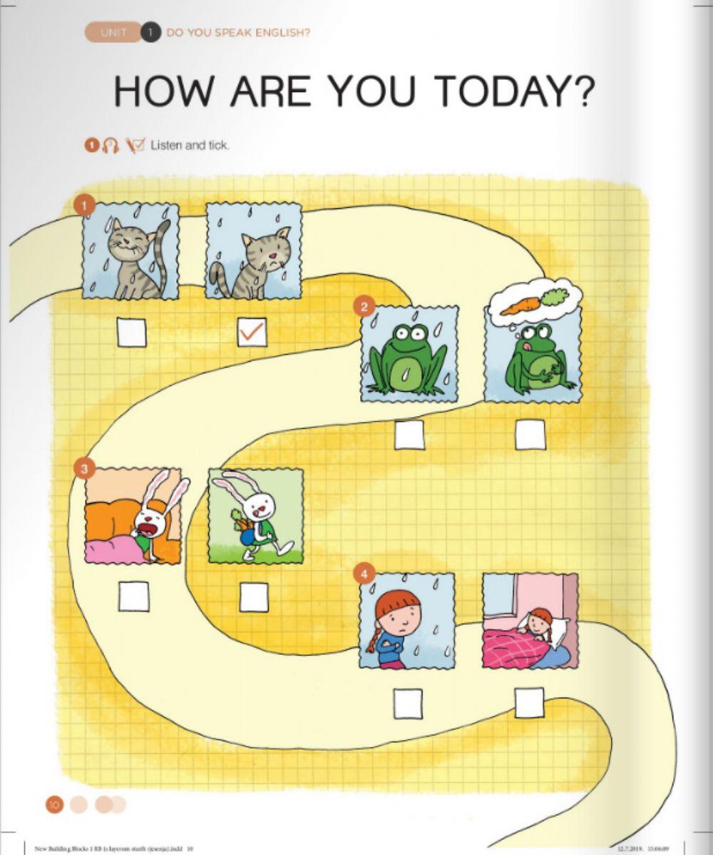 Unit 1: Lesson 2: How are you today?