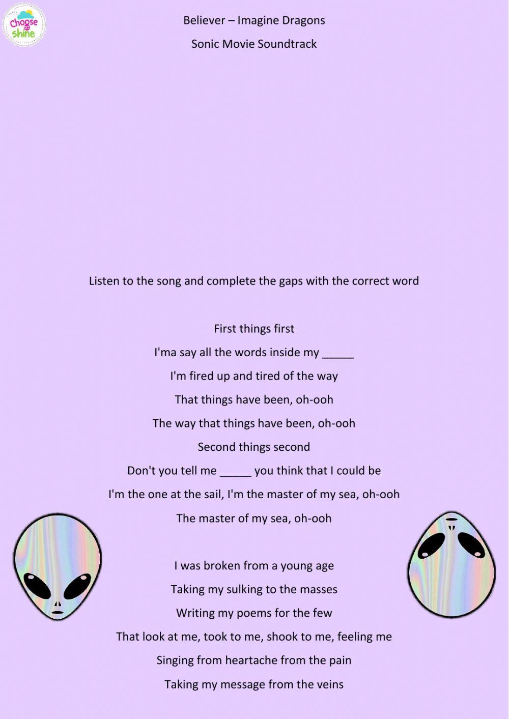 Sonic - Believer (Imagine Dragons)