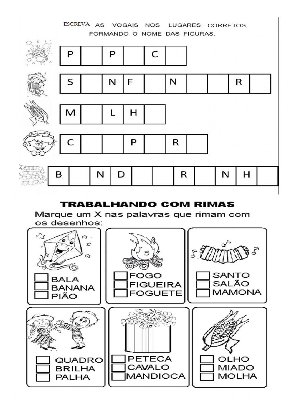 Festa junina 1º ano