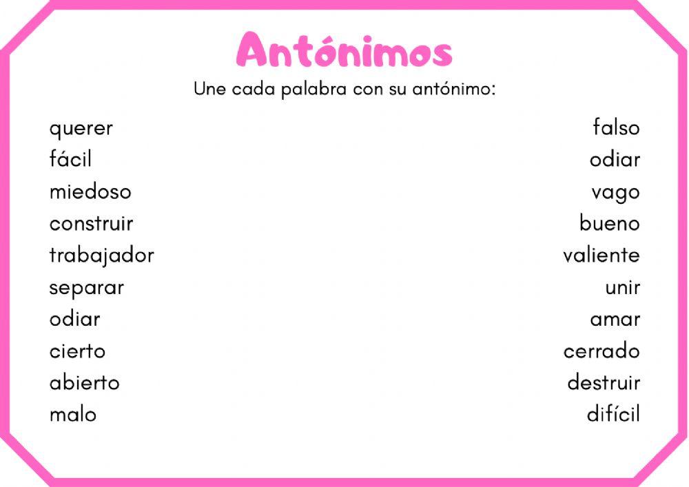 Antónimos