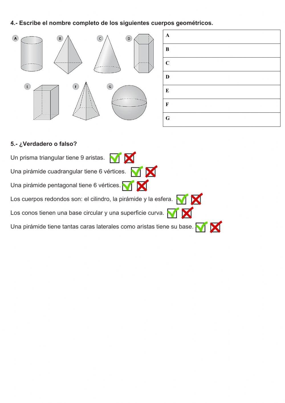 Cuerpos geométricos