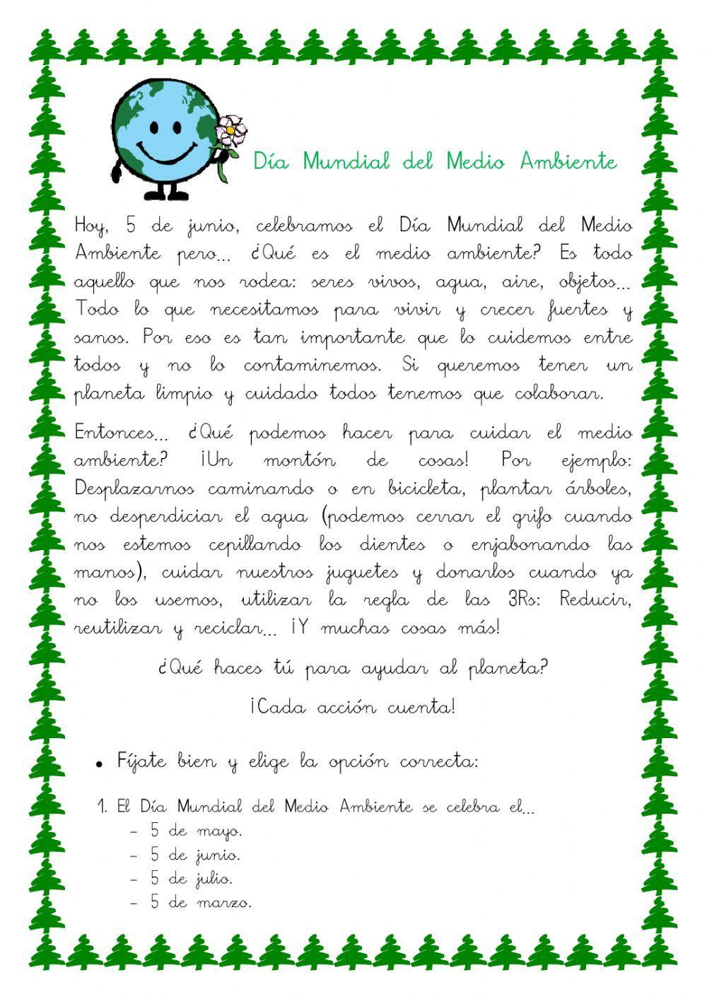 Día Mundial del Medio Ambiente Día Mundial del Medio Ambiente