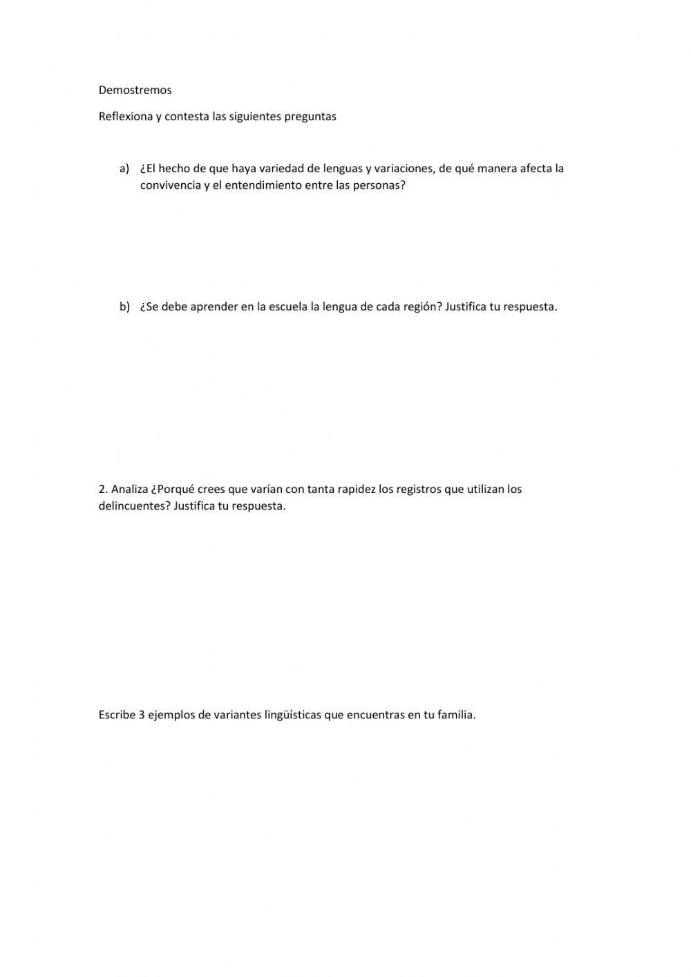 Variedades linguísticas