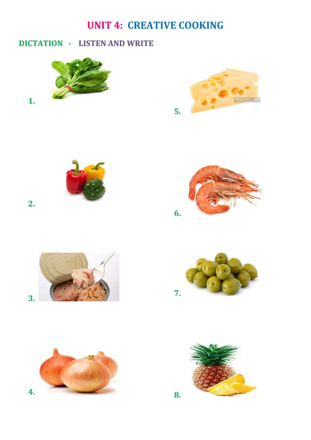 Dictation- unit 4