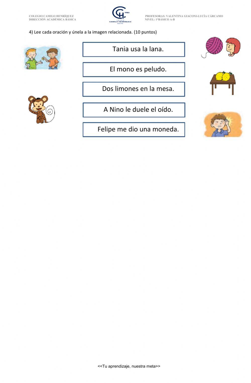 Repaso de consonantes