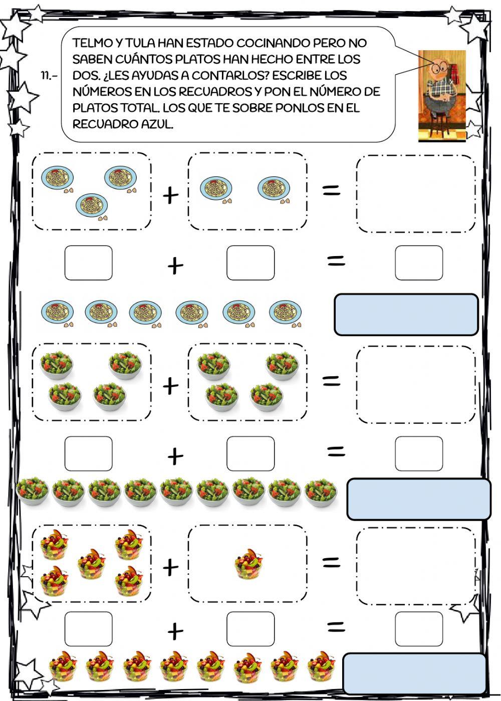 Ficha 5 Evaluación inicial 1º