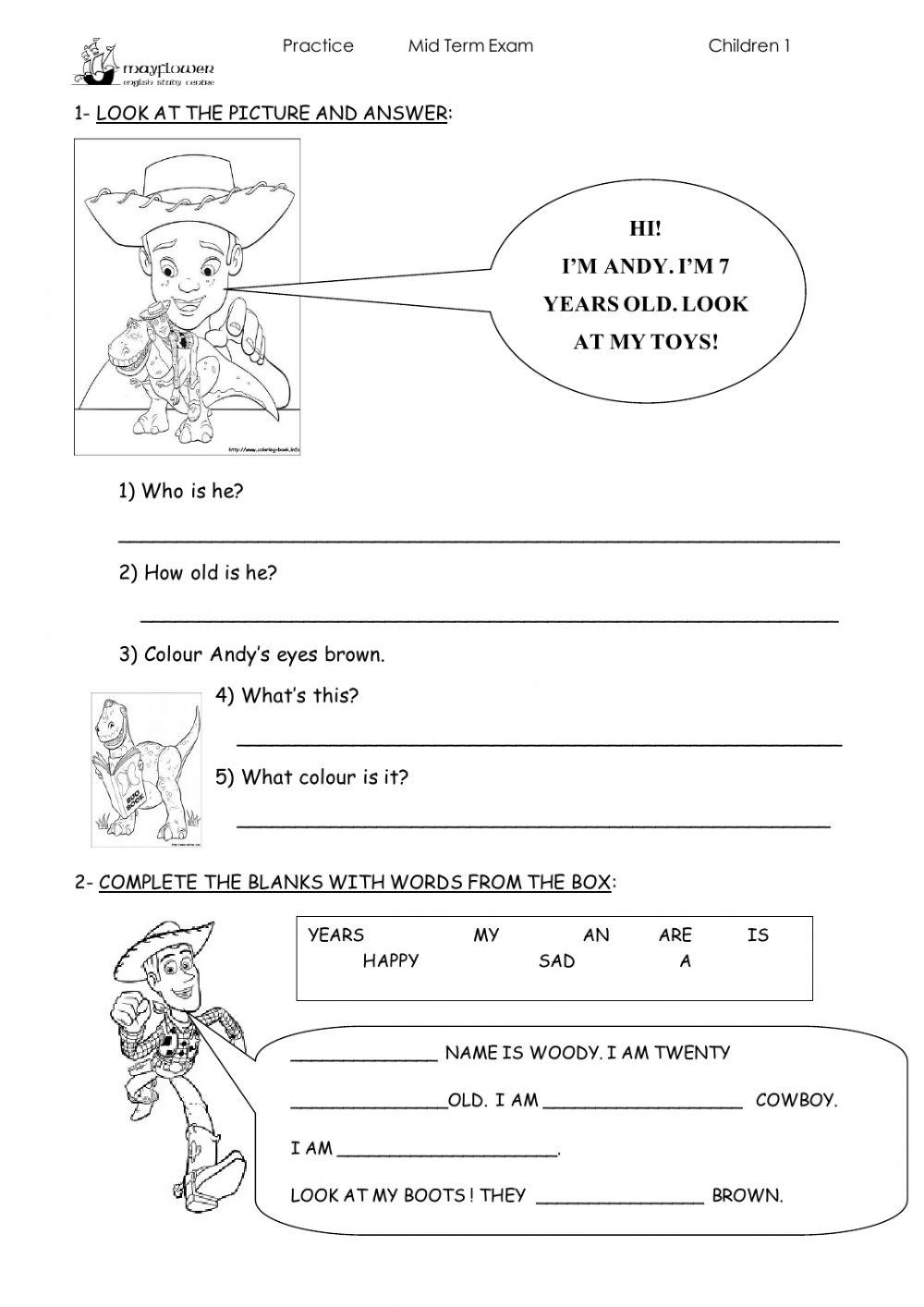 CHILDREN 1 - MID YEAR PRACTICE 5