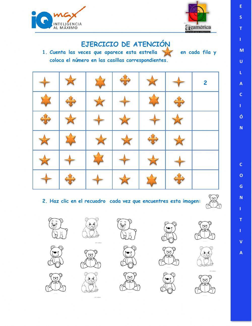 Ejercicio de atención