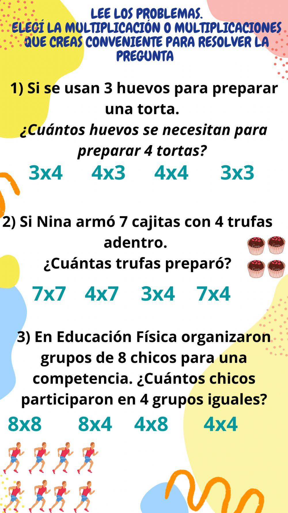 Comenzando con la multiplicación