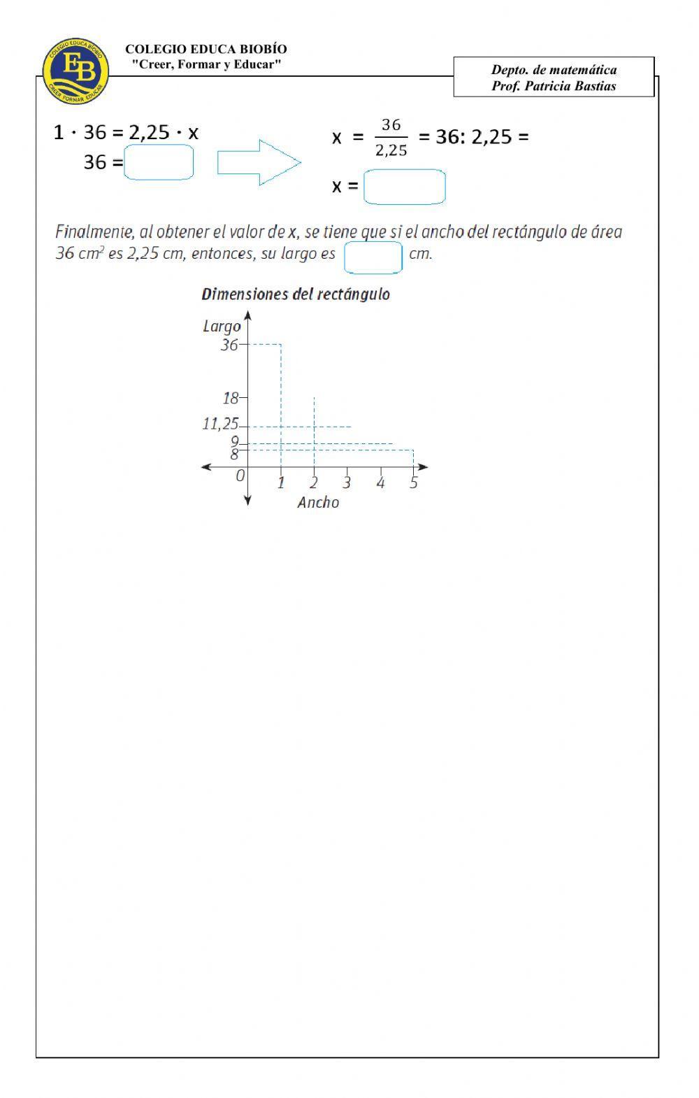 CLASE 26 Resolver problemas realizando tablas de valores para relaciones proporcionales directas e inversas