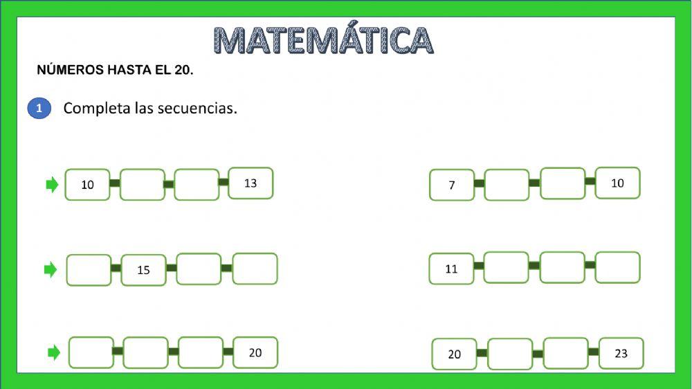 Números: Actividades de Aprendizaje N°3