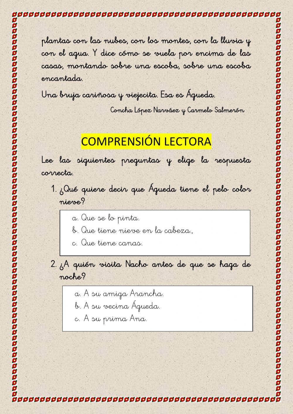 Lecturas comprensivas-3-