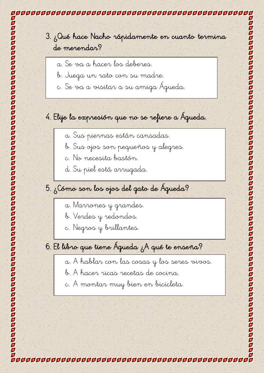 Lecturas comprensivas-3- Lecturas comprensivas-3-