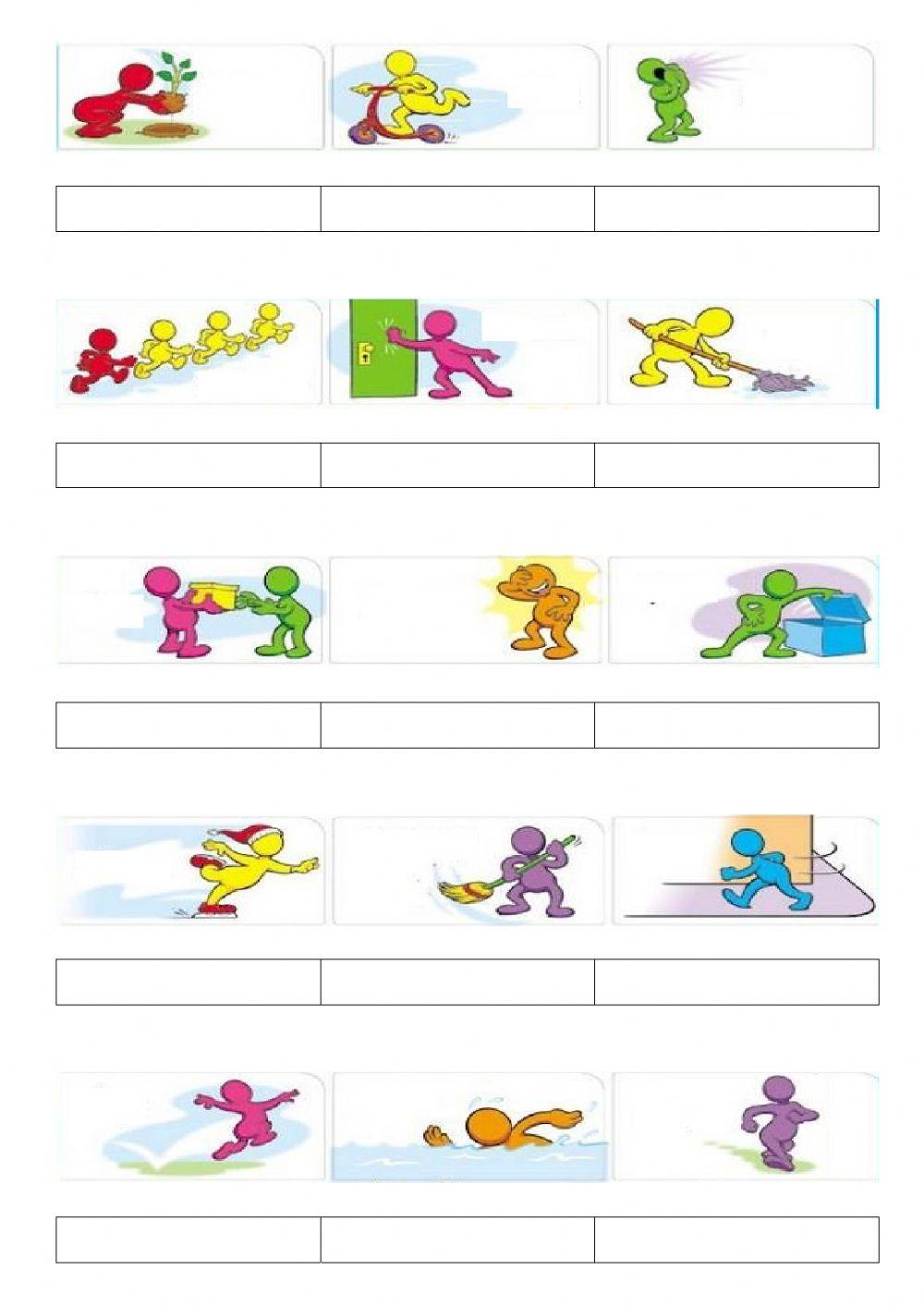 4  -  Azioni - verbi