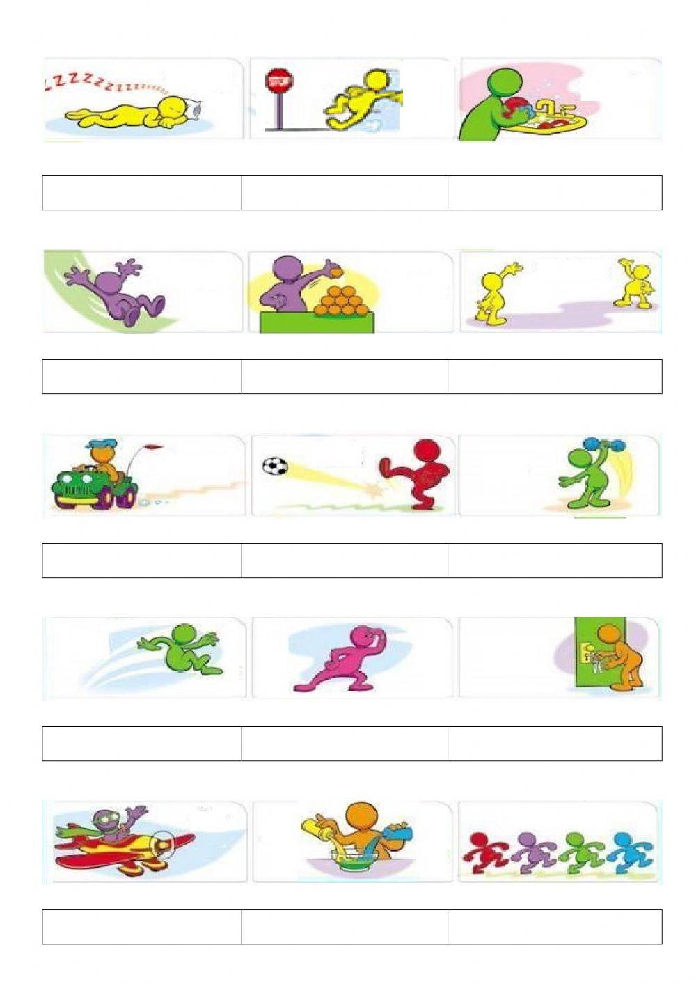 4  -  Azioni - verbi