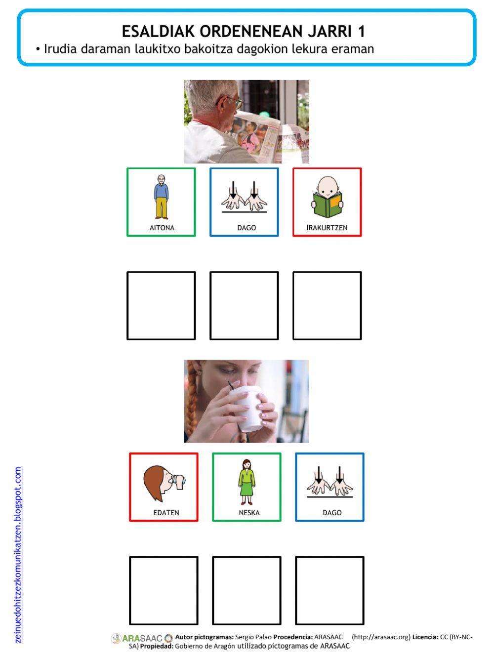ESALDIAK ORDENEAN JARRI 1