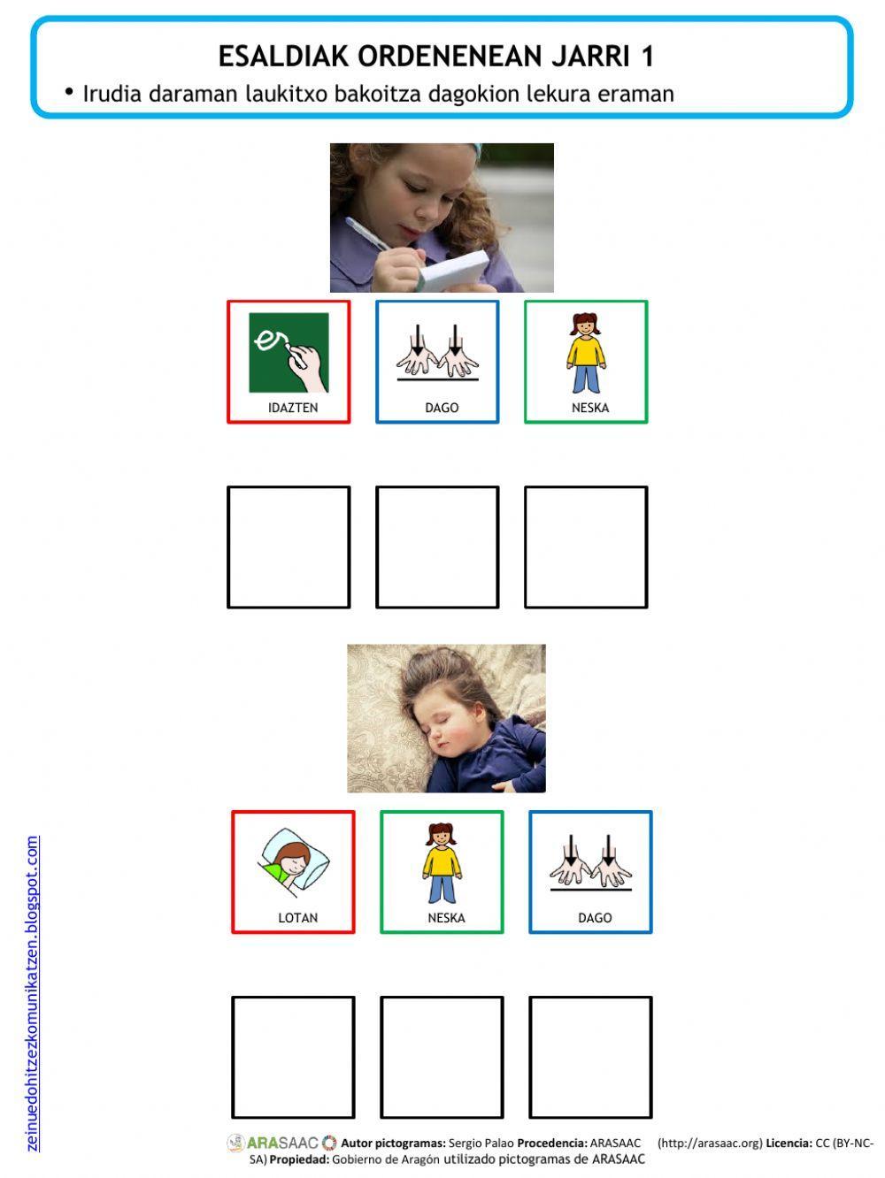 ESALDIAK ORDENEAN JARRI 1