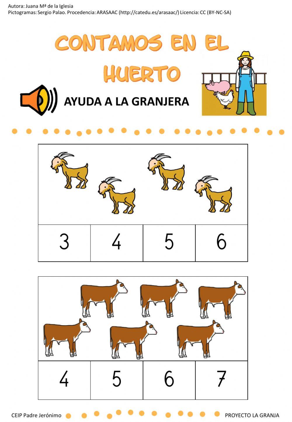 Contar y números vecinos 1