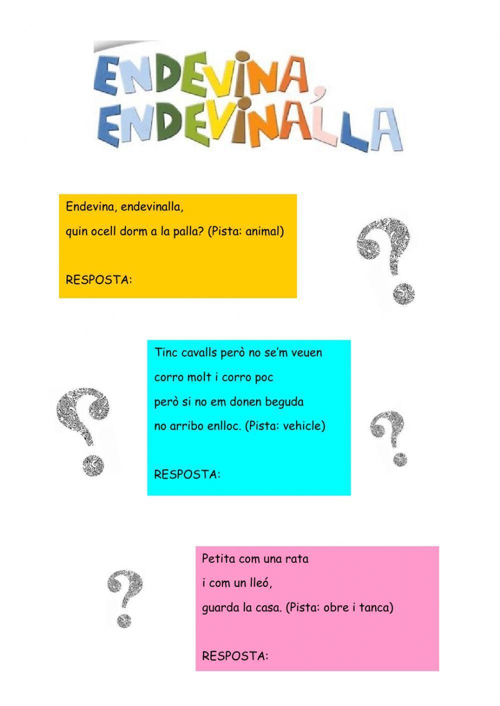 Endevinalles