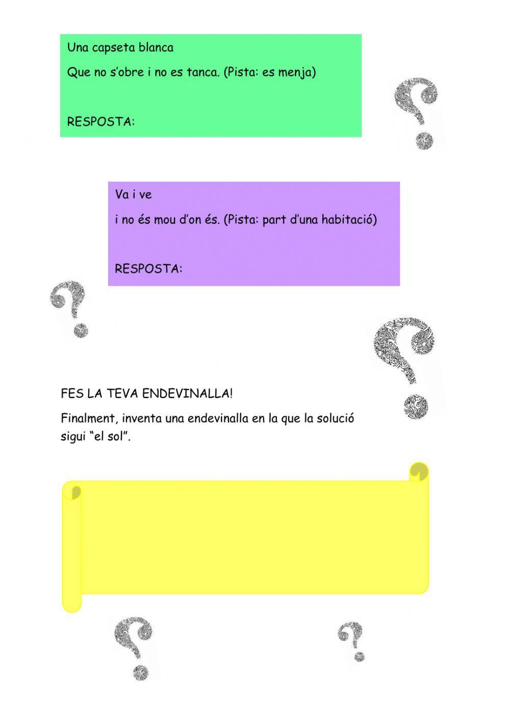 Endevinalles Endevinalles
