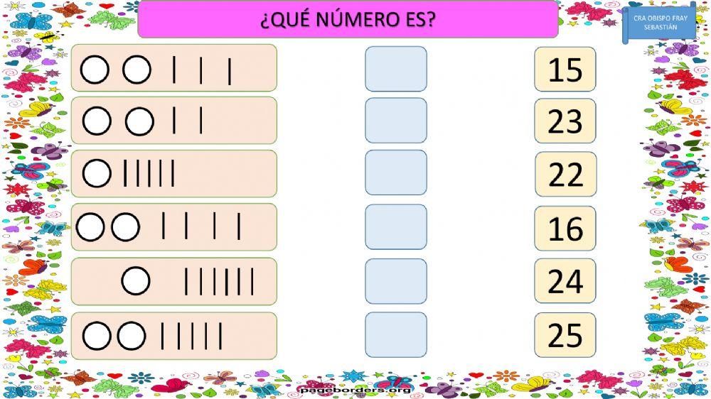 Selecciona el número