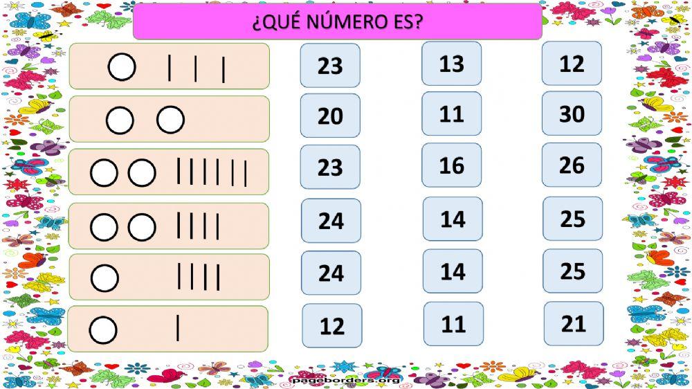 Selecciona el número