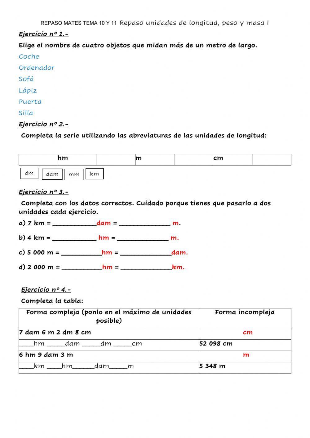 Repaso unidades longitud, capacidad y masa