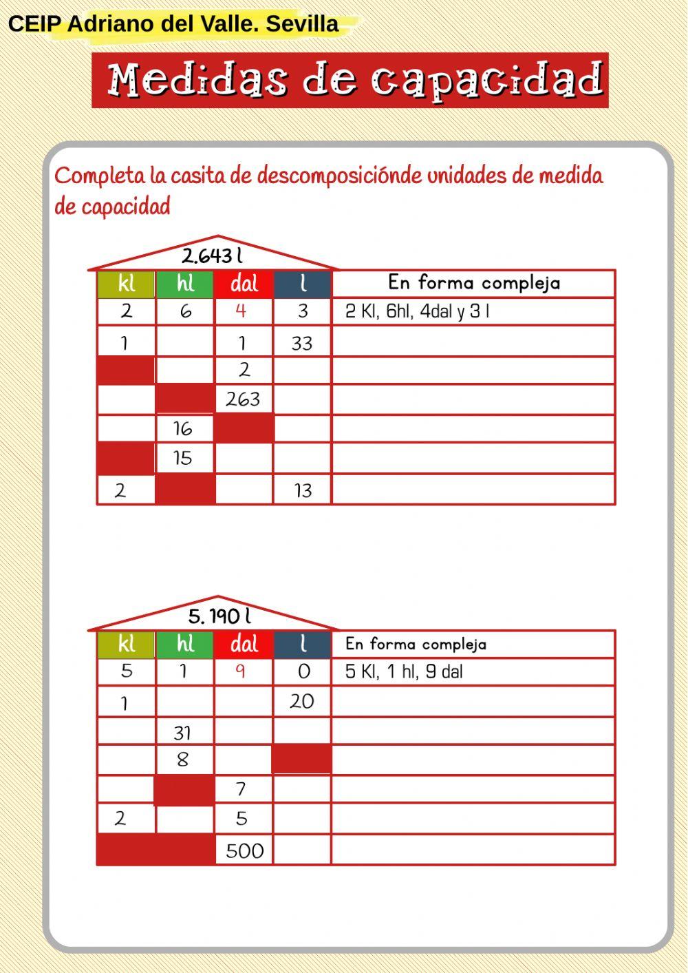 Descomposicio-unidades de medida