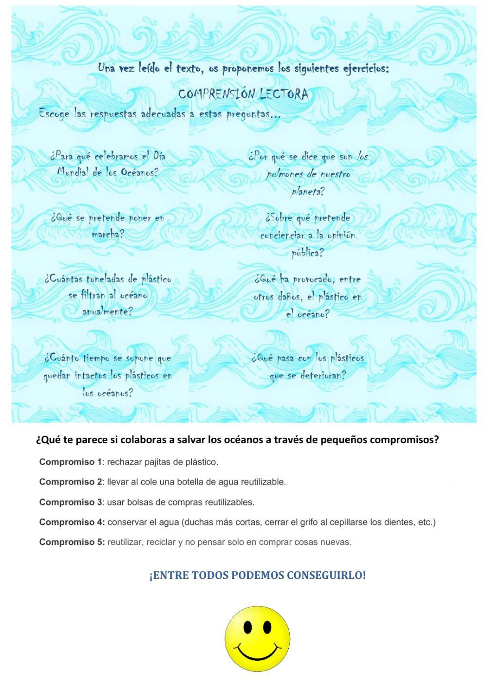 Día Mundial de los Océanos (Adaptación)