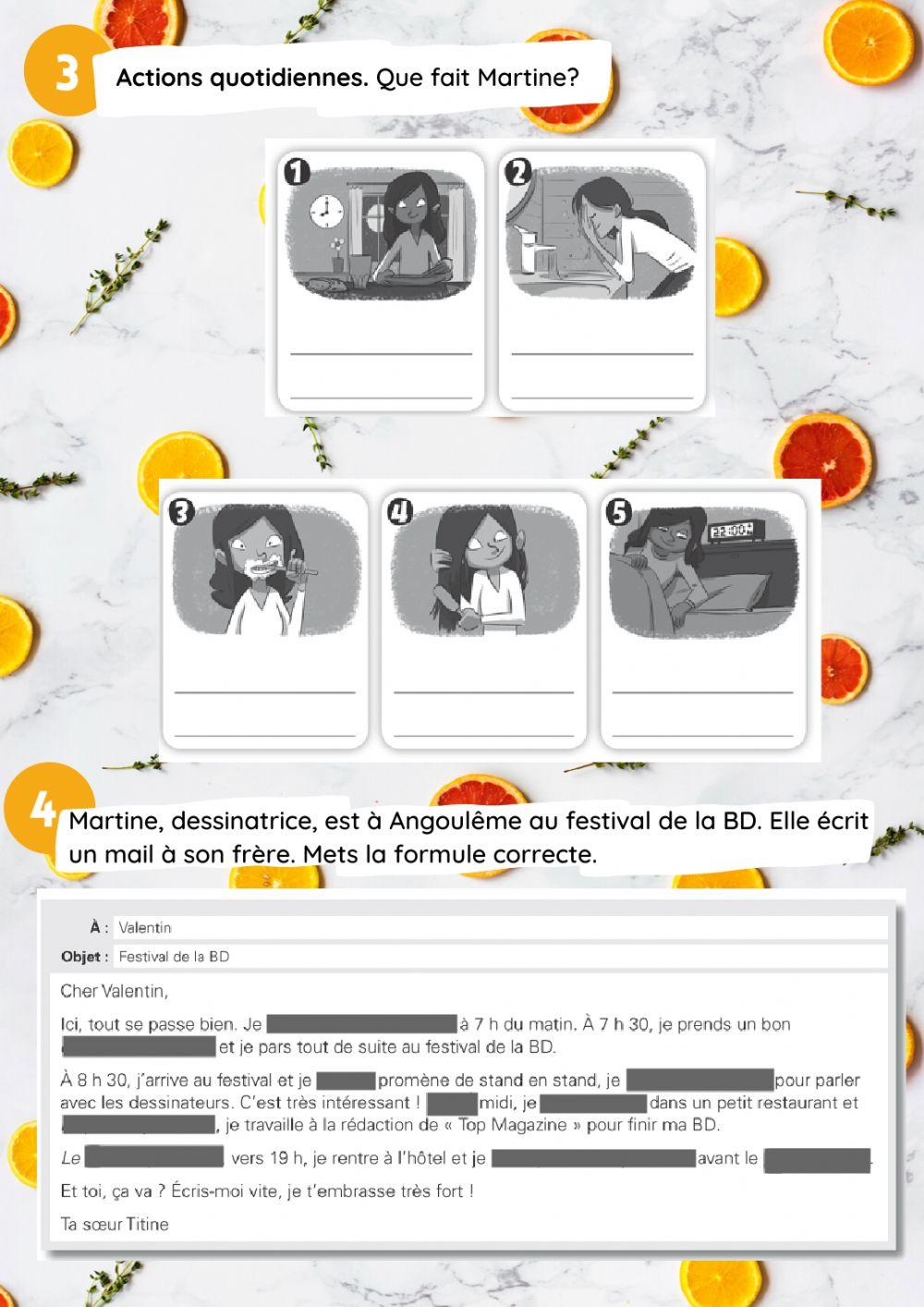 Bilan écrit unité 6