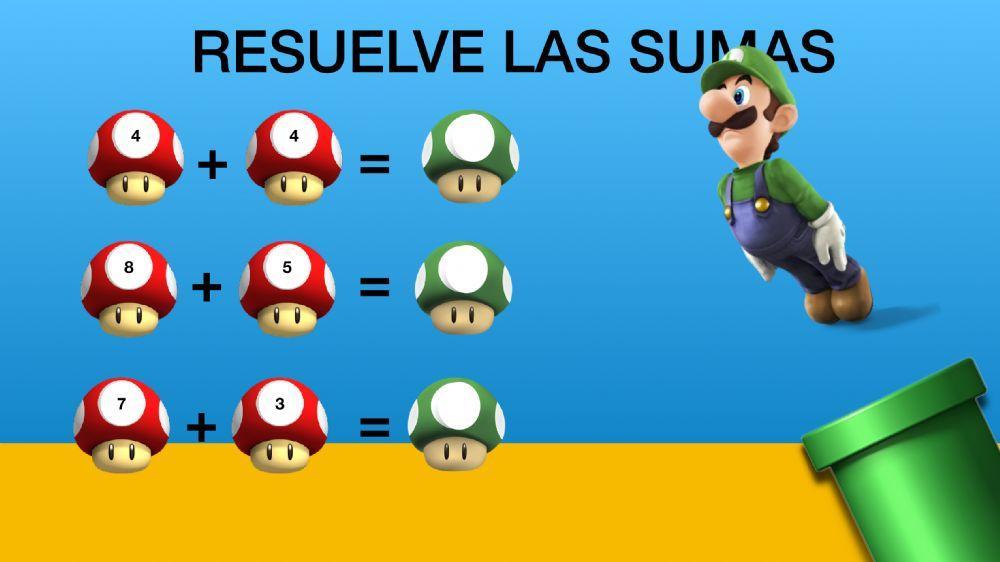 Suma con mario