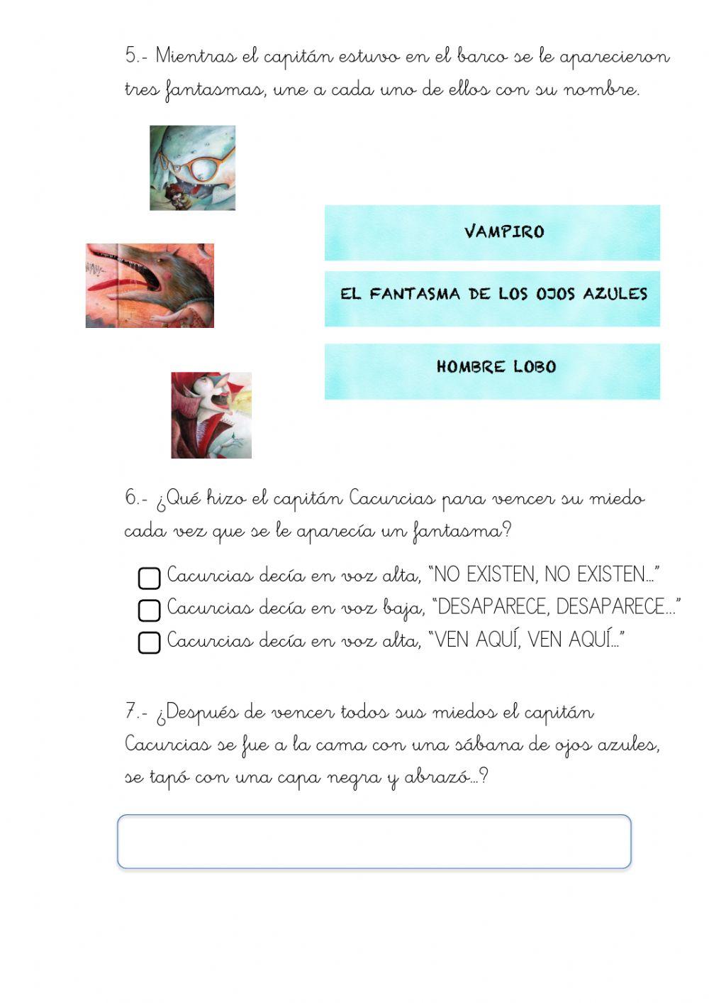 Los miedos del capitán Cacurcias