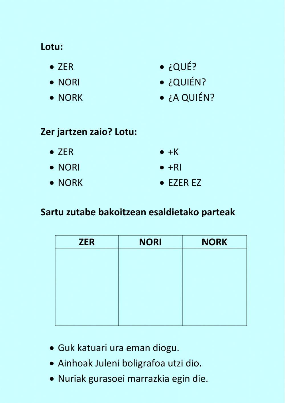 Zer-nori-nork Zer-nori-nork