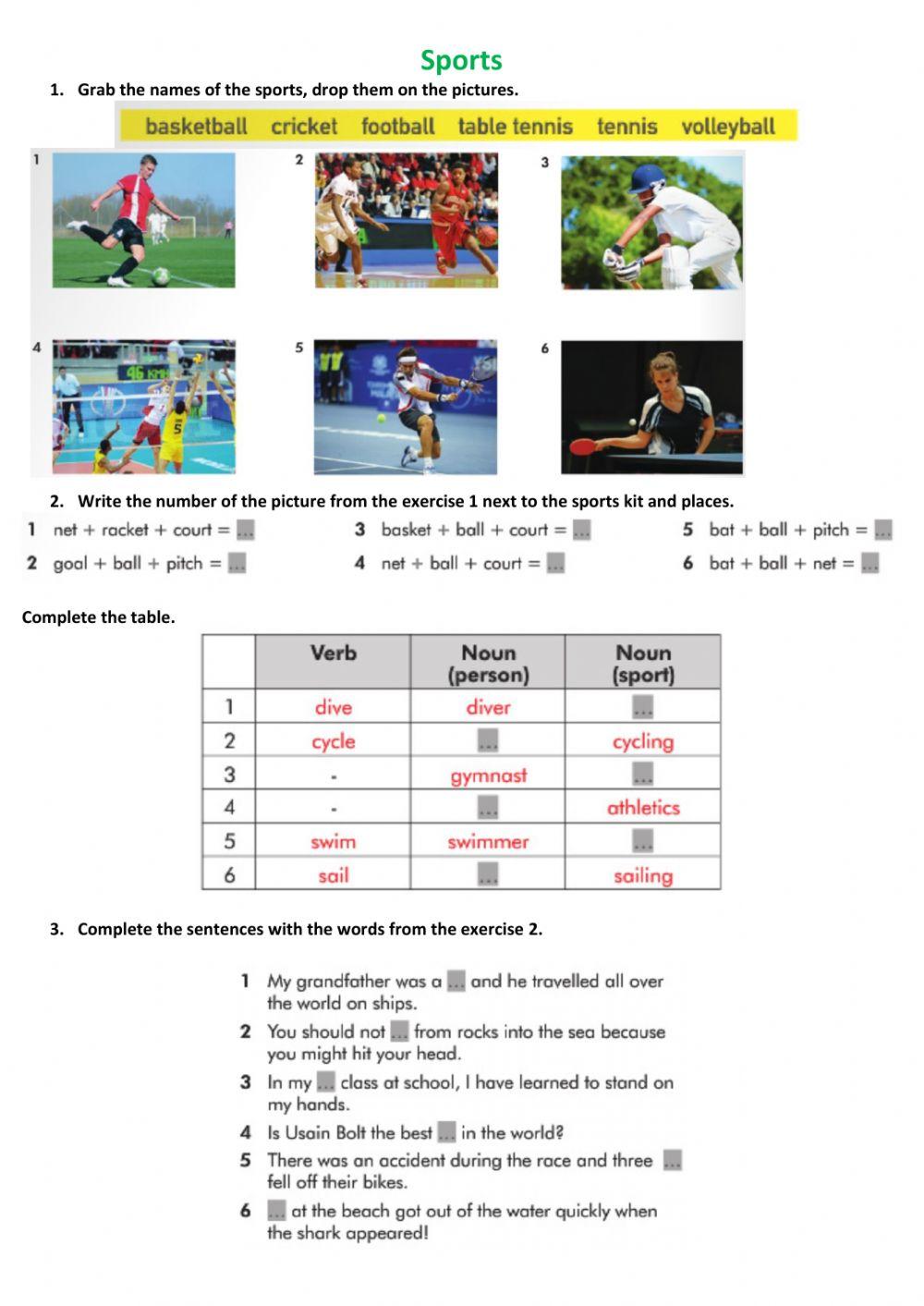 Teen Explorer 7 unit 8 Sports