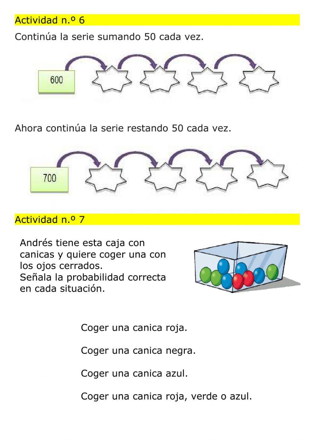 Repaso unidad 11 Matemáticas 2.º primaria