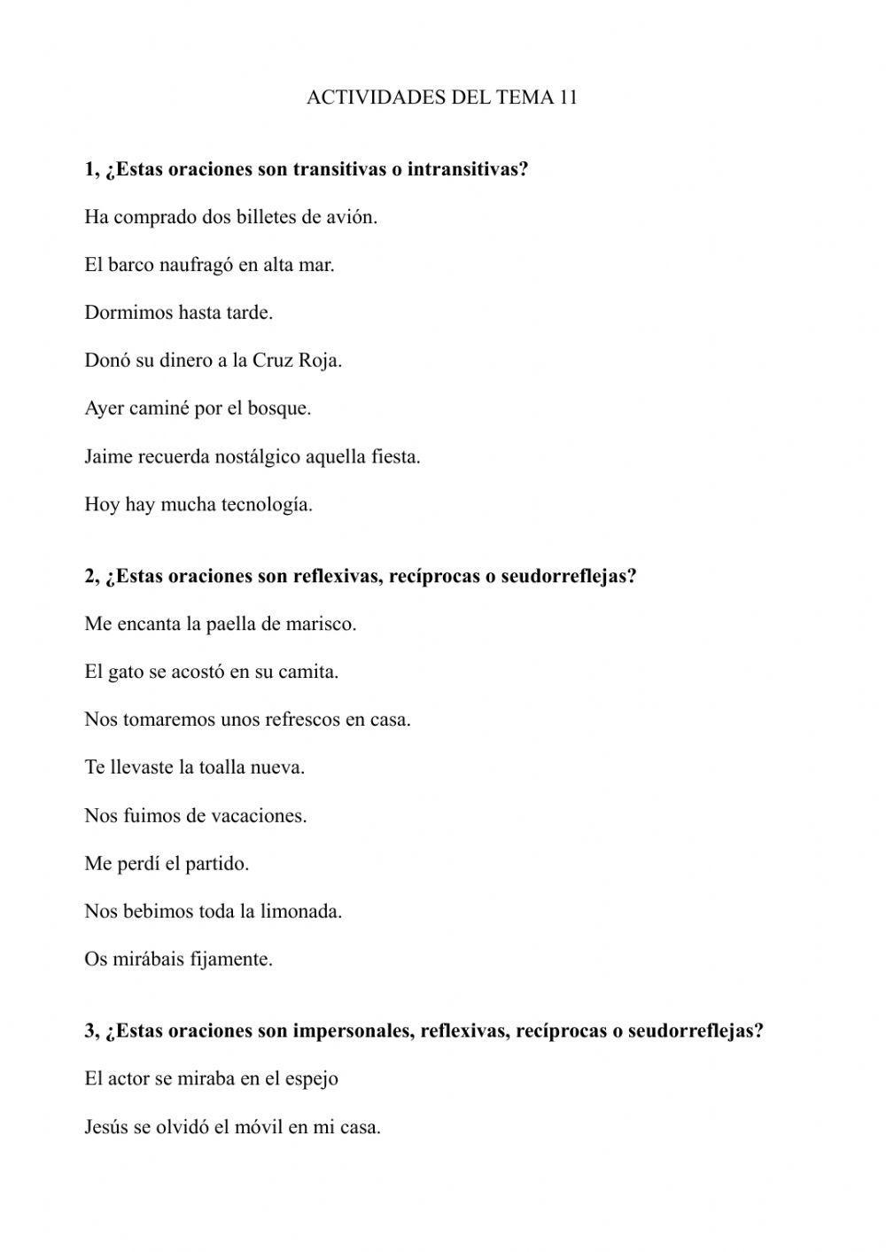 Repaso de la unidad 11