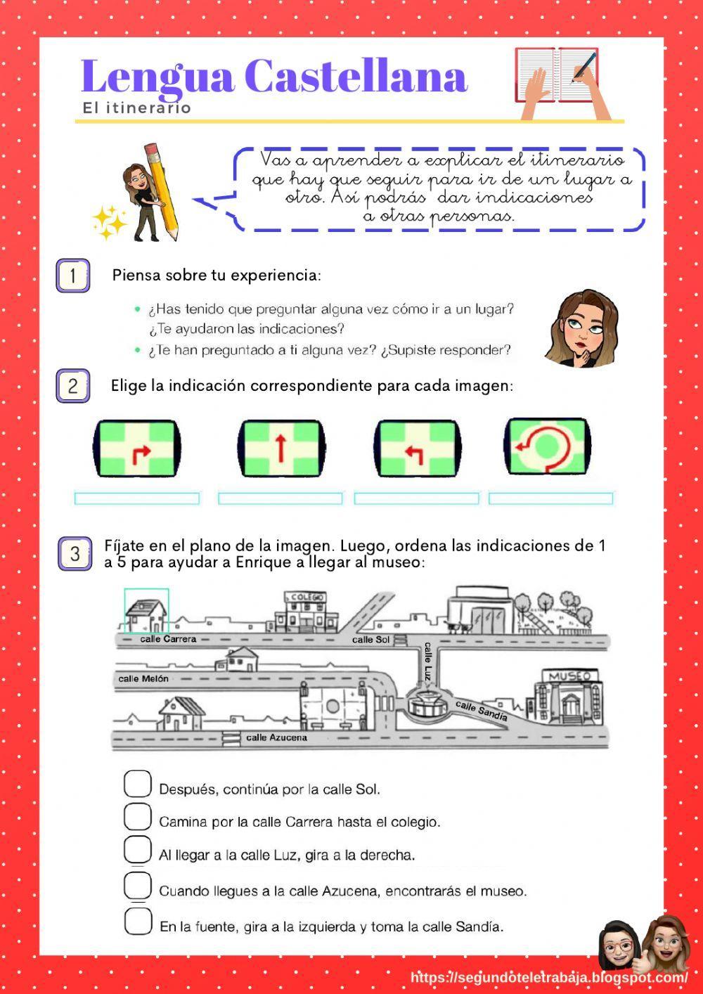 El itinerario y el viaje