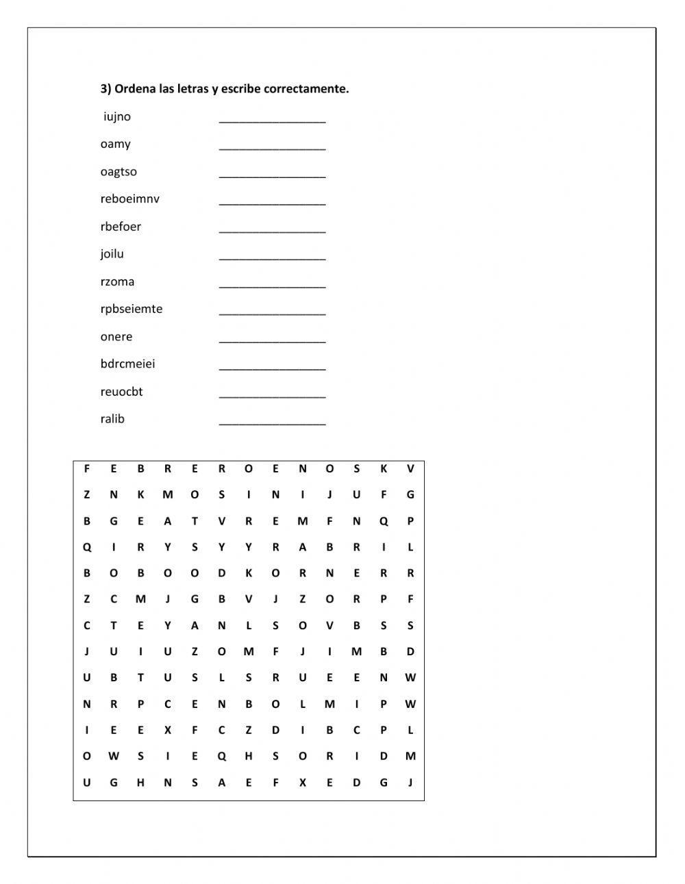 Dias y meses del año