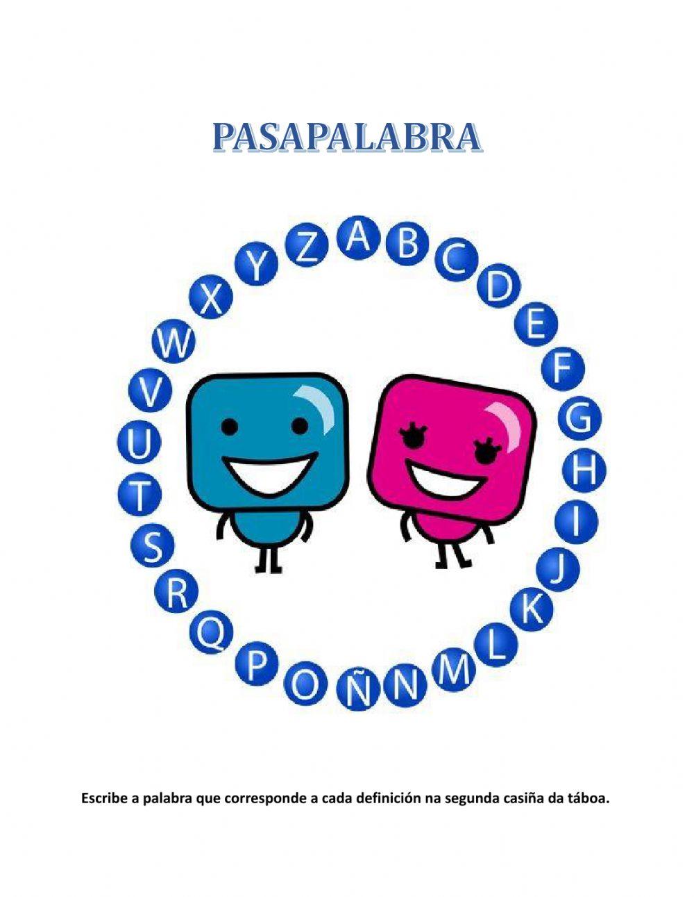 Pasapalabra de animais e plantas