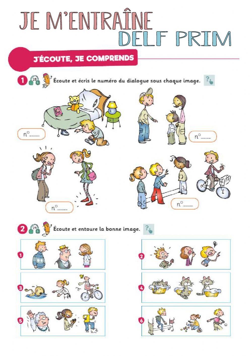 Je m'entraine delf prim zig zag