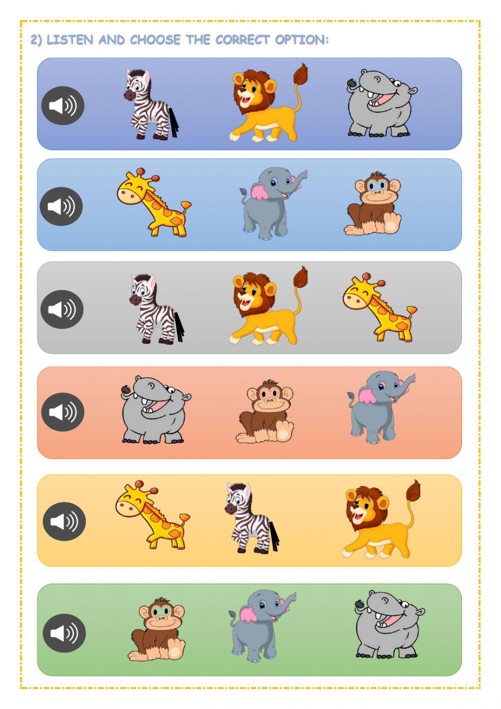 Wild animals Wild animals
