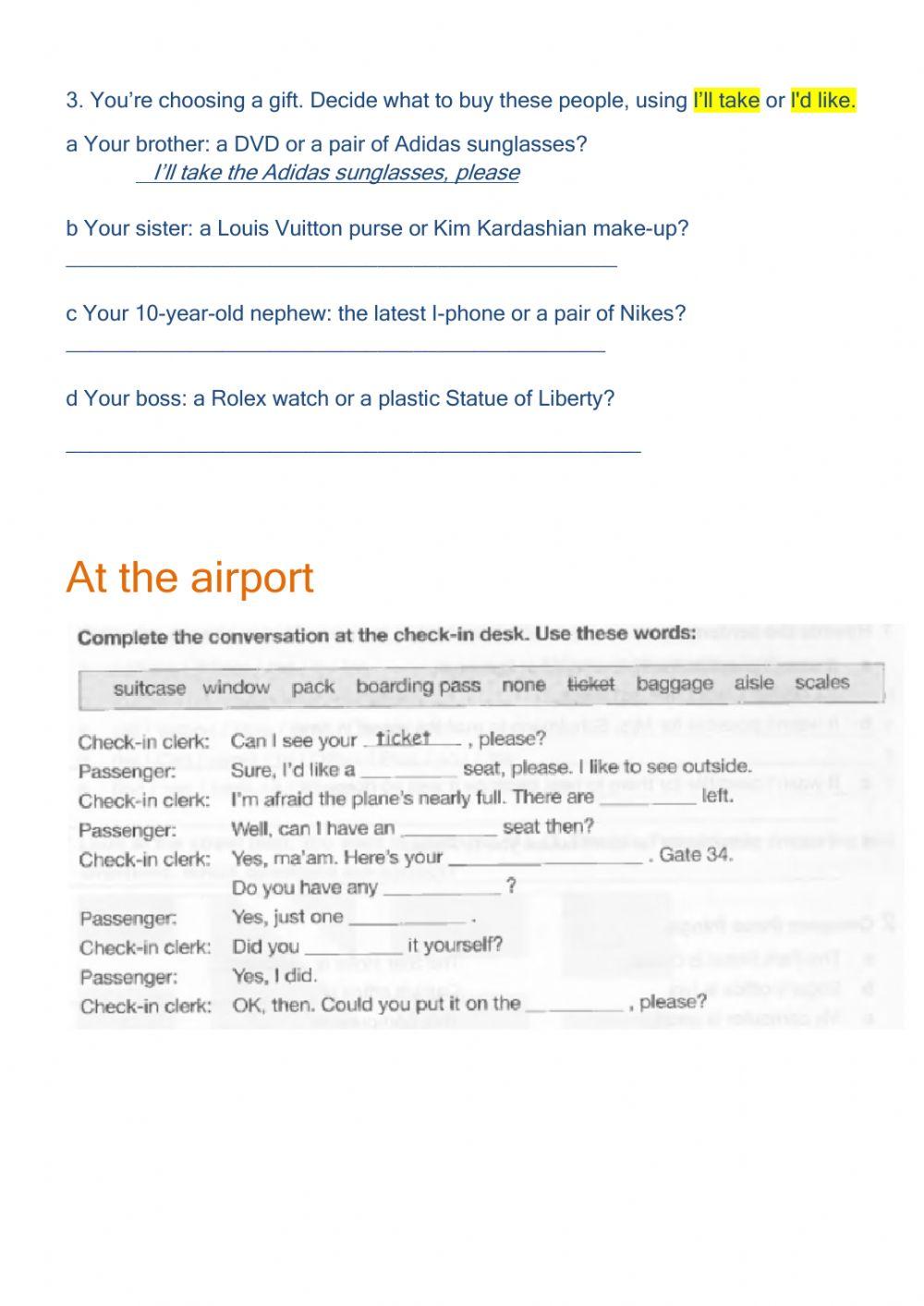 At the convenience store