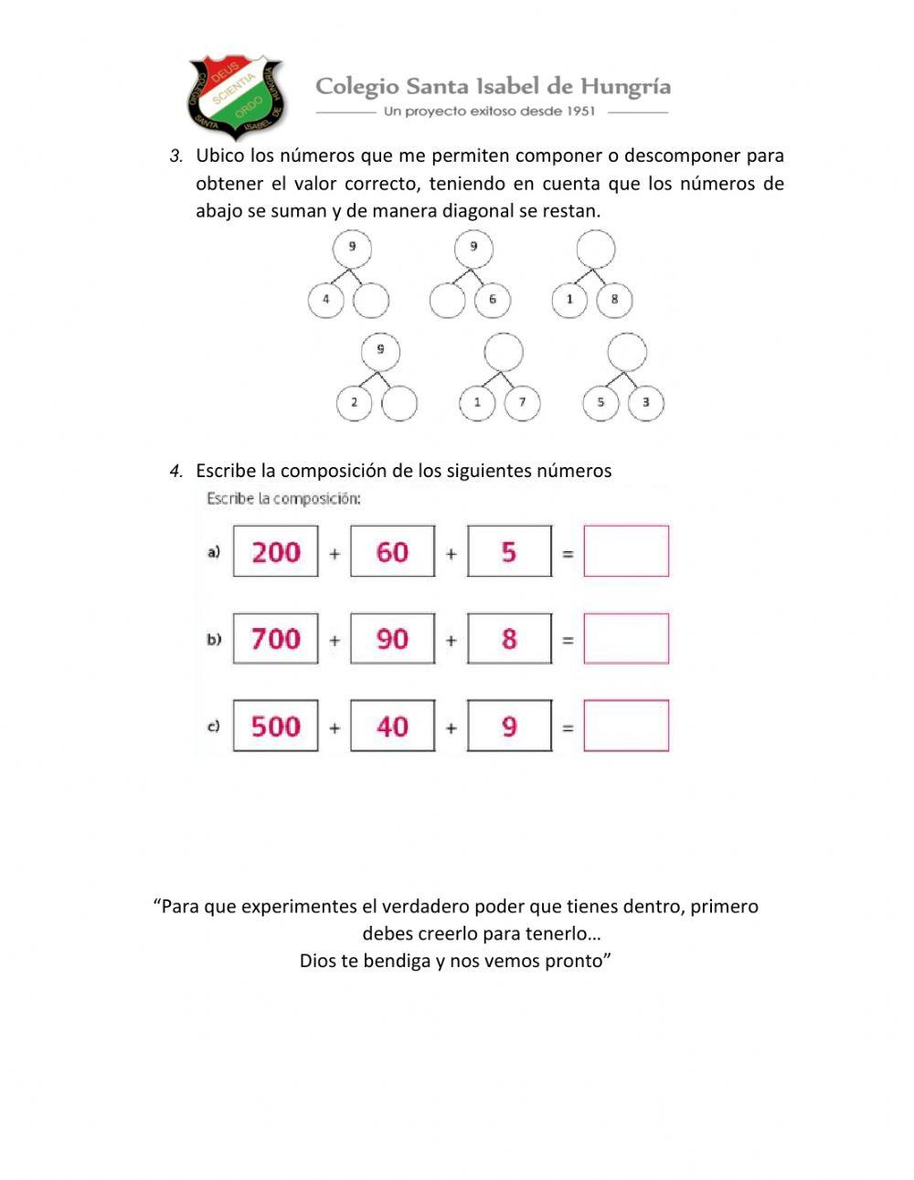 Composición y Descomposición