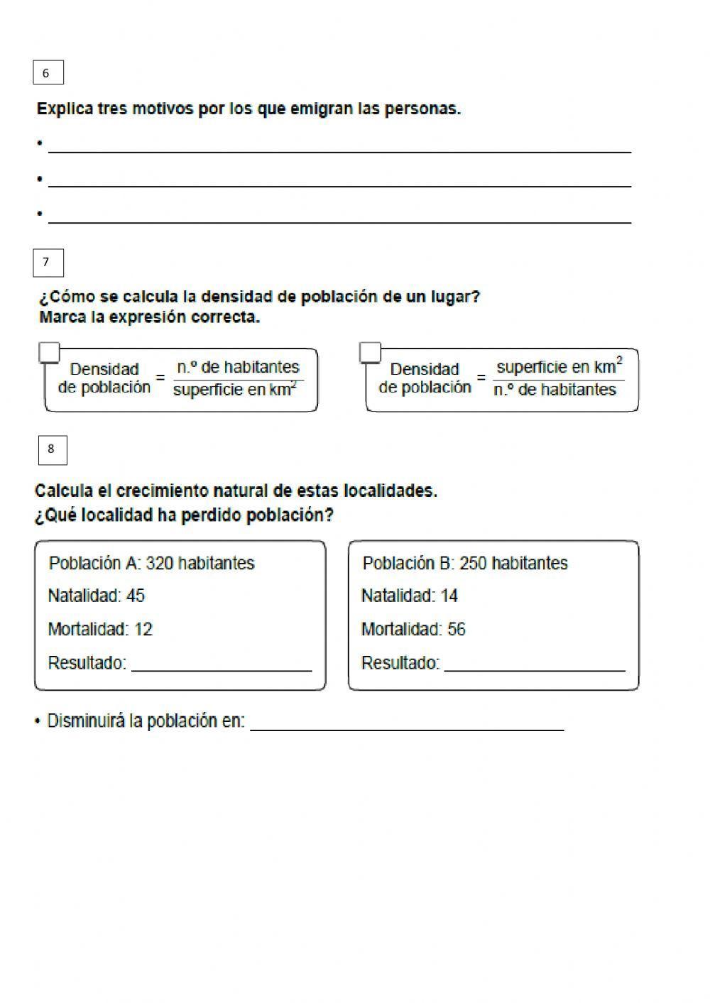 Prueba  La población