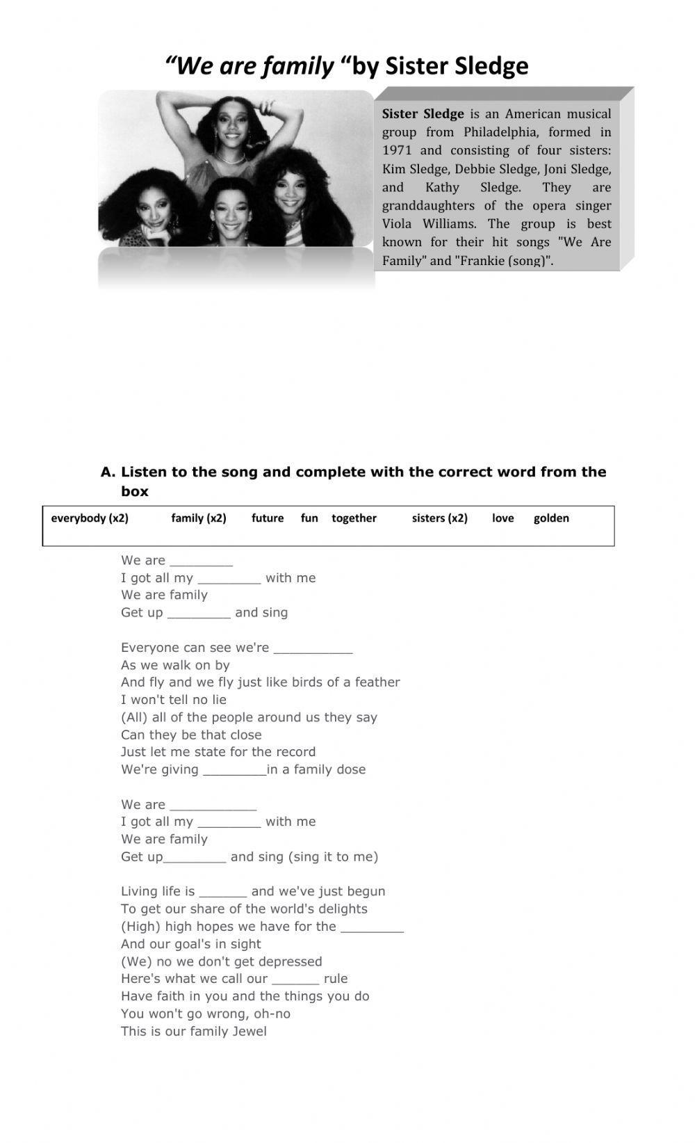 We are family (song)