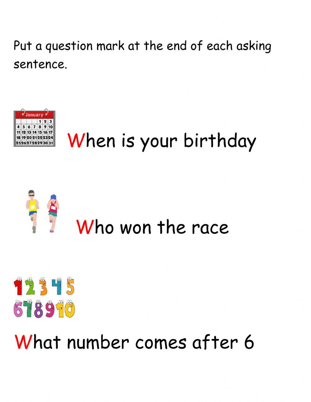 Asking Sentences