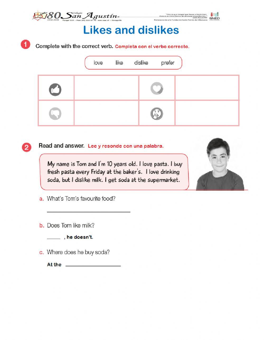 Shops and shopping reading